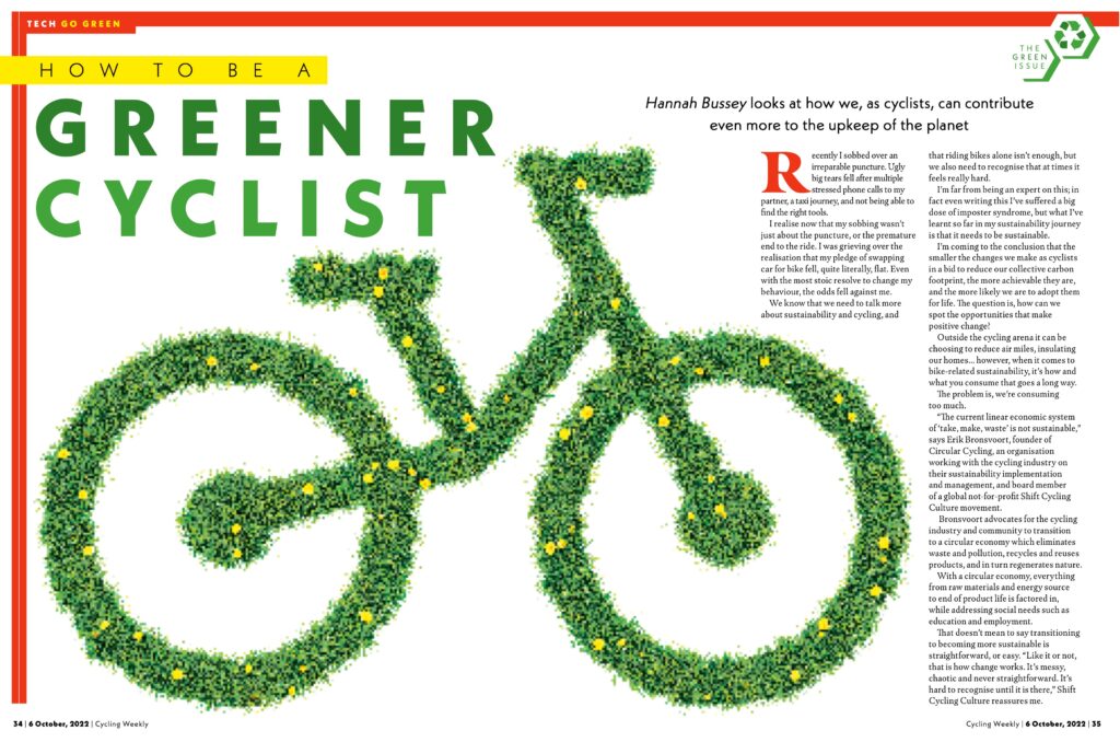 How to be a Greener Cyclist